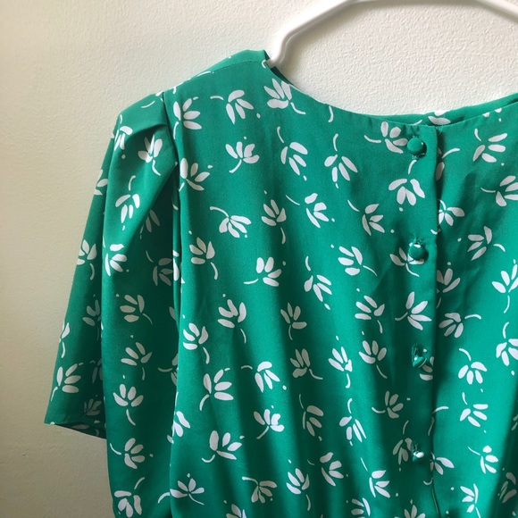 Vintage Dresses & Skirts - VINTAGE KOREAN BUTTON UP DRESS